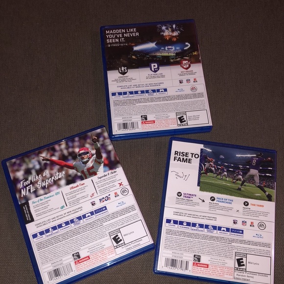 Madden NFL 18, 20, & 21 Video Game Bundle - Picture 2 of 2